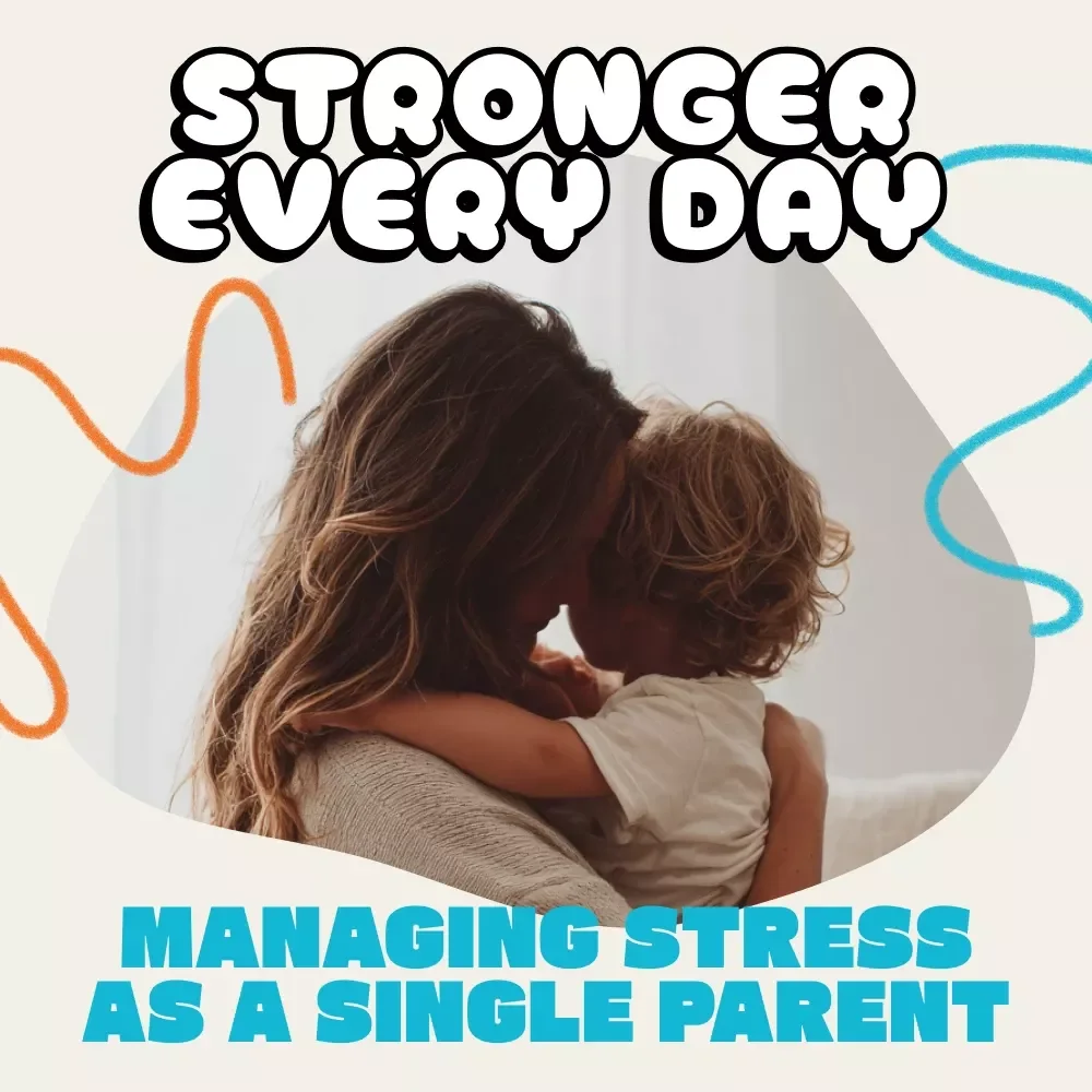 Stronger Every Day: A Guide to Managing Stress as a Single Parent | Digital Guide for Emotional Balance, Mindset Reset & Practical Stress Management