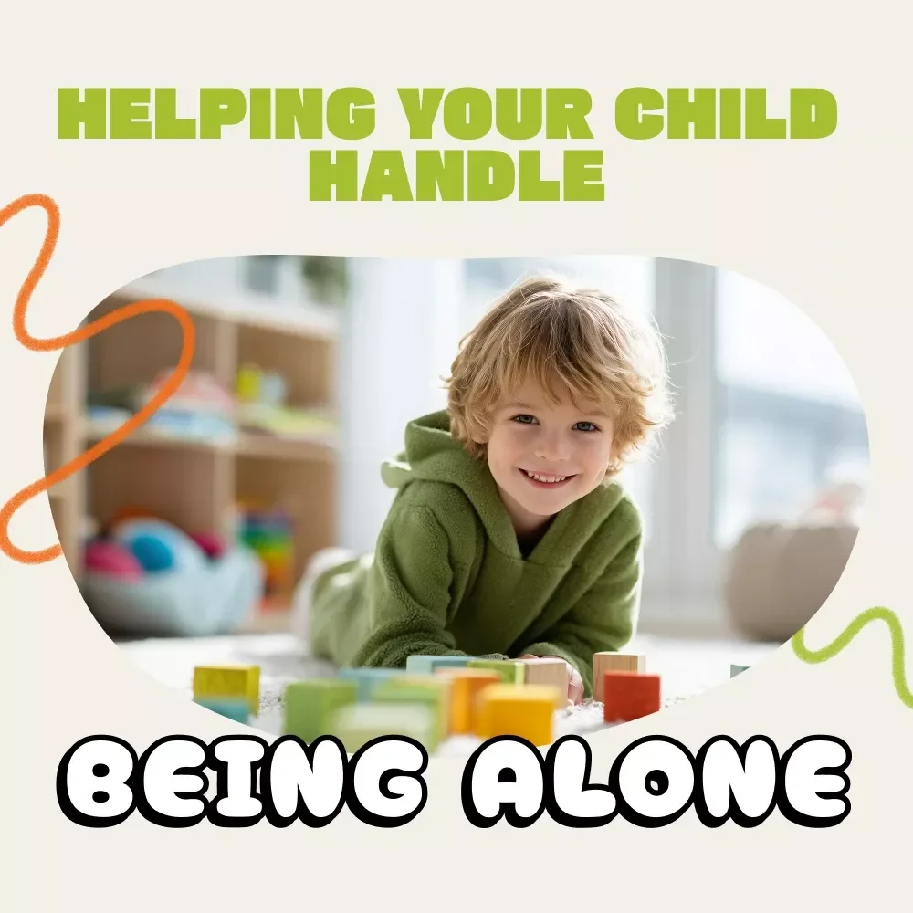 A Fun Checklist for Helping Your Child Handle Being Alone | Printable Parenting Guide | Kids Anxiety Relief Workbook | Gentle Emotional Support Digital Download