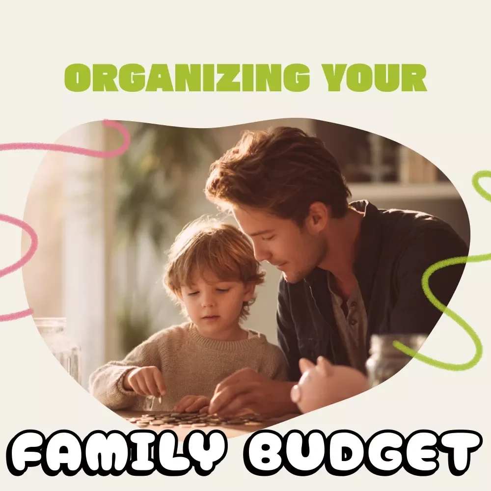 Organizing Your Family Budget | How to Organize a Family Budget Guide for Parents, Digital Budget Planner eBook, Printable Financial Planning Resource