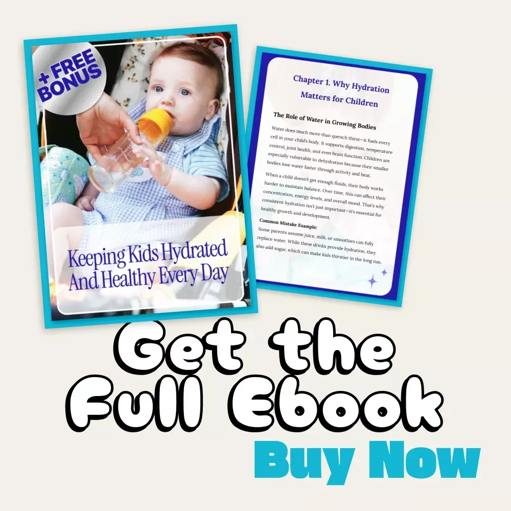 Keeping Kids Hydrated and Healthy Every Day | Printable eBook Guide for Parents | How to Prevent Dehydration in Kids | Child Wellness & Nutrition Digital Download