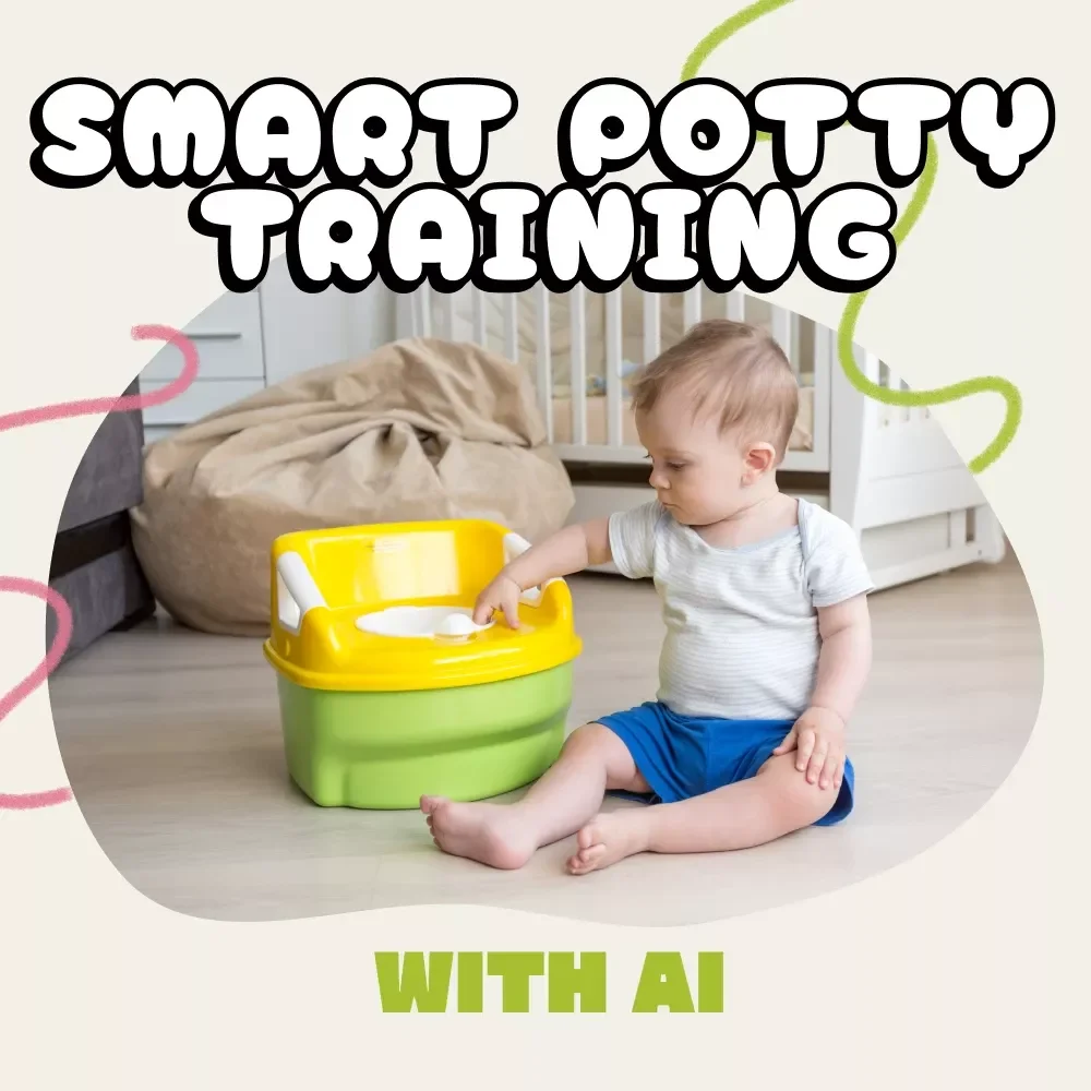 The Guide on Smarter Potty Training with AI | Digital eBook for Parents | Potty Training Made Easy with Artificial Intelligence Tools, Tips & Checklist