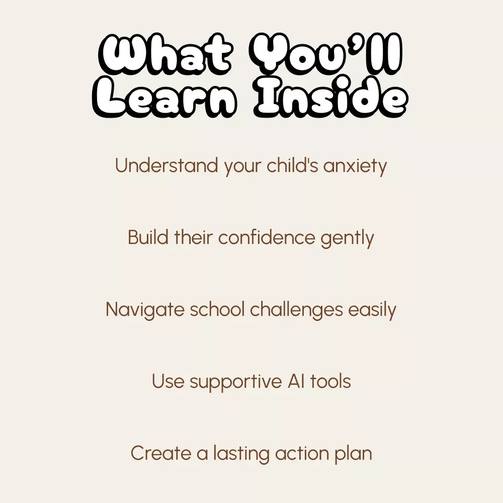 The Compassionate Parent’s Playbook for Social Anxiety | Digital Guide to Learn How to Help Child with Social Anxiety | Gentle Parenting PDF