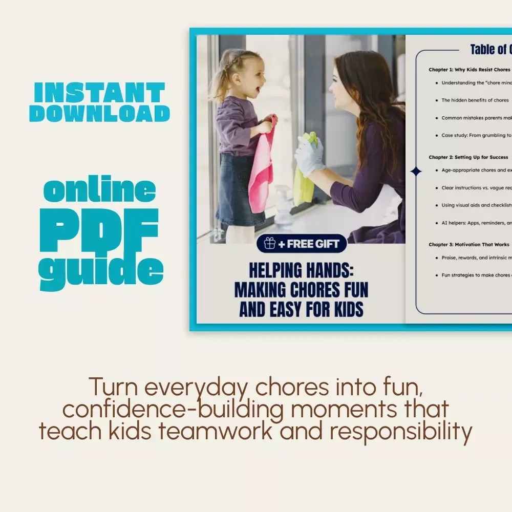 Helping Hands: Making Chores Fun and Easy for Kids – A Practical Guide for Parents on How to Get Kids to Help with Chores | Family Routines, Responsibility & Motivation eBook