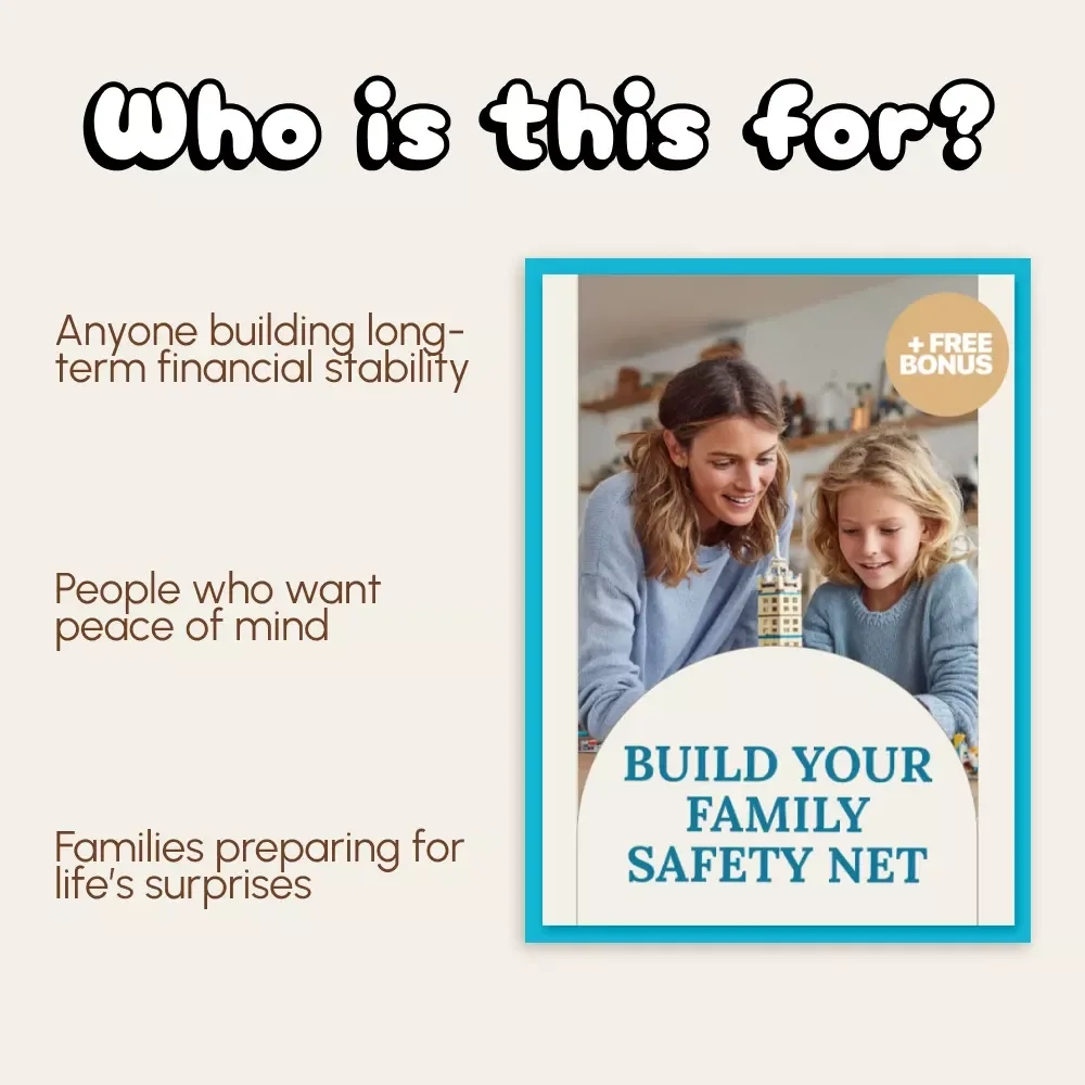Build Your Family Safety Net | How to Create a Family Emergency Fund eBook | Digital Download Guide for Financial Preparedness, AI Savings Plan & Budgeting Tips