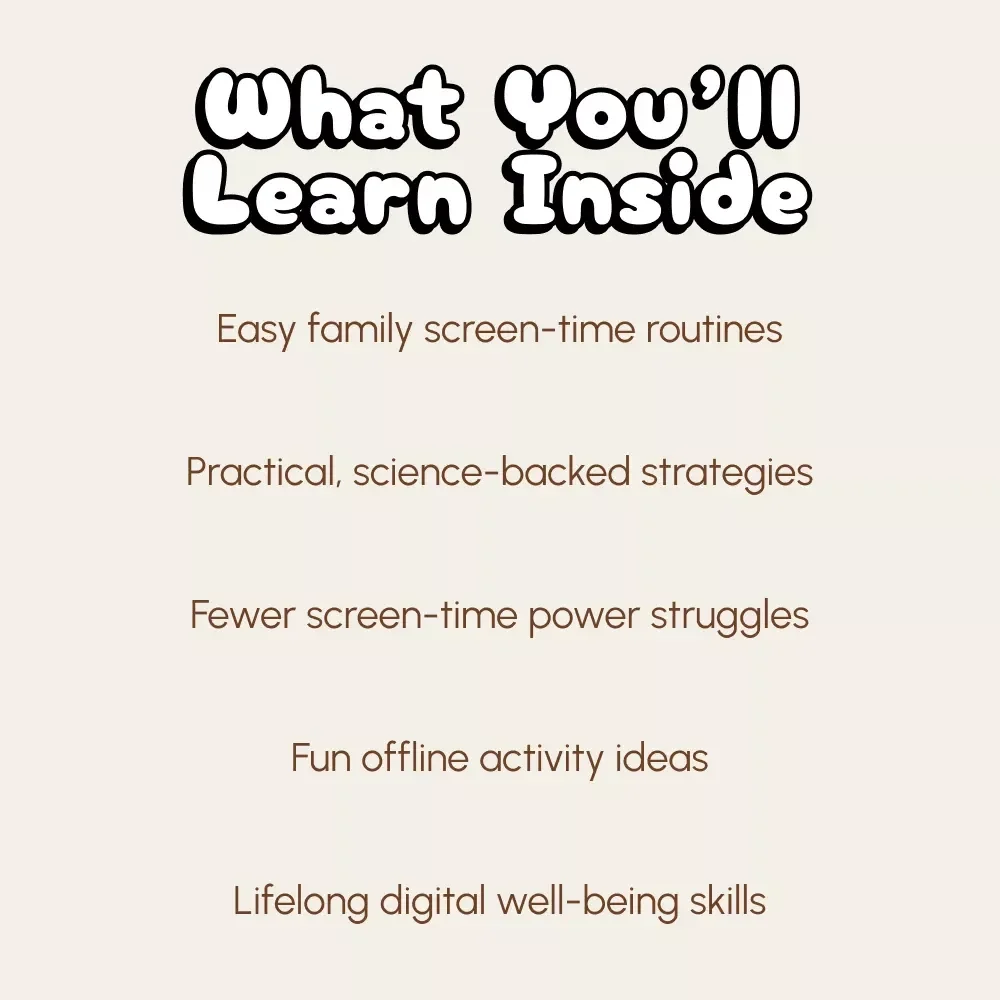Screen Smart Kids: Building Healthy Habits in a Digital World | Printable Parenting Guide | Digital Download on How to Deal with Screen Addiction in Kids | Family Screen Time Planner