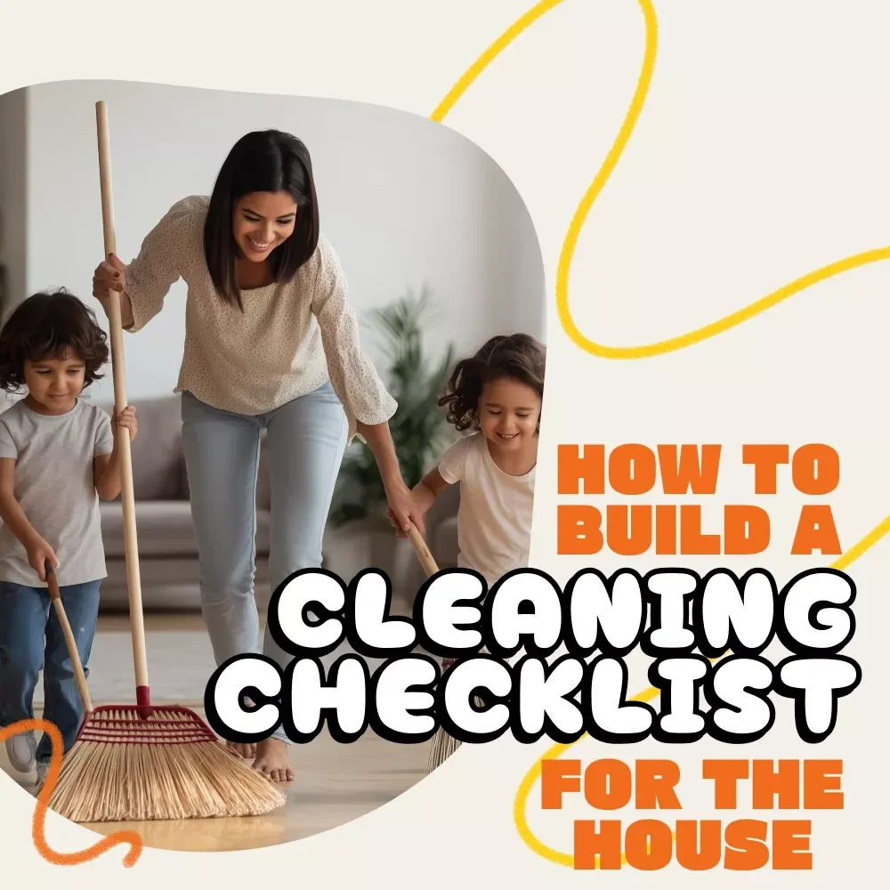 How to Build a Cleaning Checklist for the House | Printable Home Cleaning Guide for an Organized and Stress-Free Routine | Digital Download