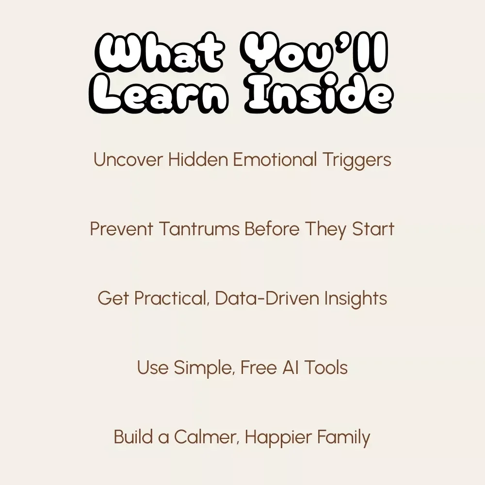 Understanding Your Child with AI: A Digital Guide for Parents | Learn How to Use AI to Track Child’s Emotional Triggers