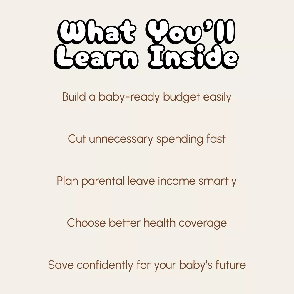 Preparing Financially for Your New Baby | Budget Planning eBook for New Parents | How to Prepare Financially for a Baby | Digital Download Guide