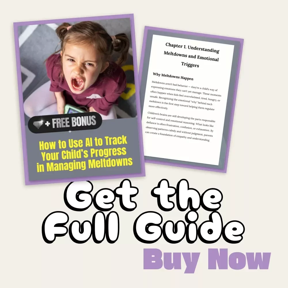 How to Use AI to Track Your Child’s Progress in Managing Meltdowns | Digital Guide for Parents | Emotional Regulation Support
