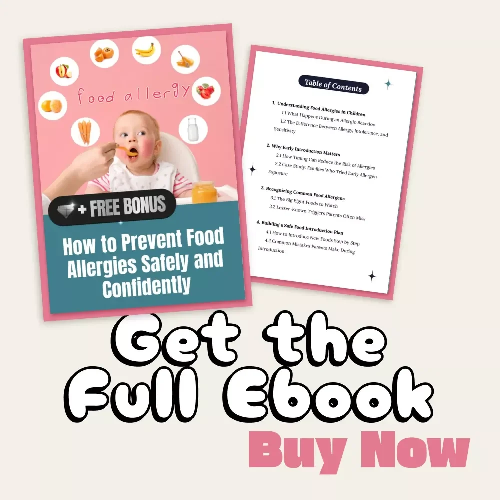 How to Prevent Food Allergies Safely and Confidently | Comprehensive eBook for Parents, Caregivers & Health-Conscious Families | Digital Download Guide on How to Prevent Food Allergies
