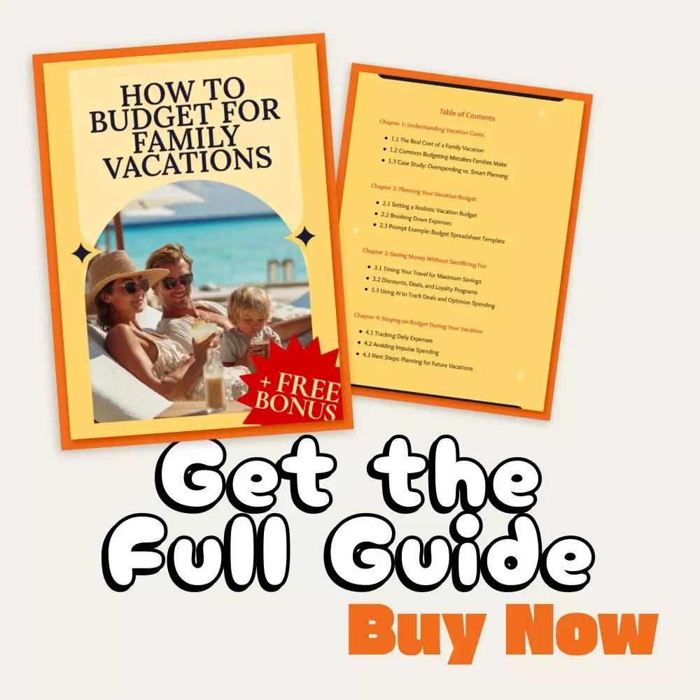 How to Budget for Family Vacations | Digital Guide for Smart Travel Planning | Family Vacation Budgeting eBook & Savings Tips