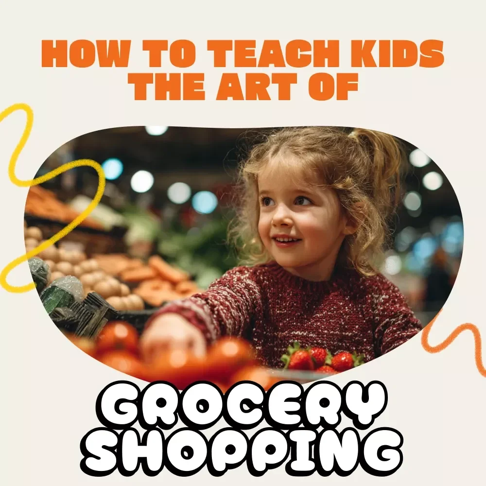 How to Teach Kids the Art of Grocery Shopping | Printable Guide for Parents | Digital Download on How to Delegate Grocery Shopping & Build Life Skills
