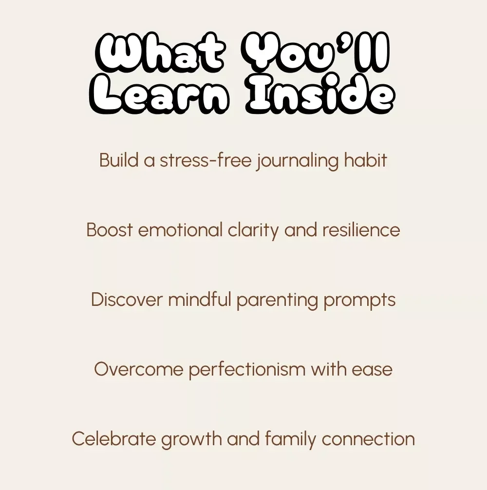 Parenting on Paper: A Simple Guide to Journaling Your Journey | Digital Download for Parents | Mindful Parenting eBook, Self-Reflection Guide, Family Wellness Journal