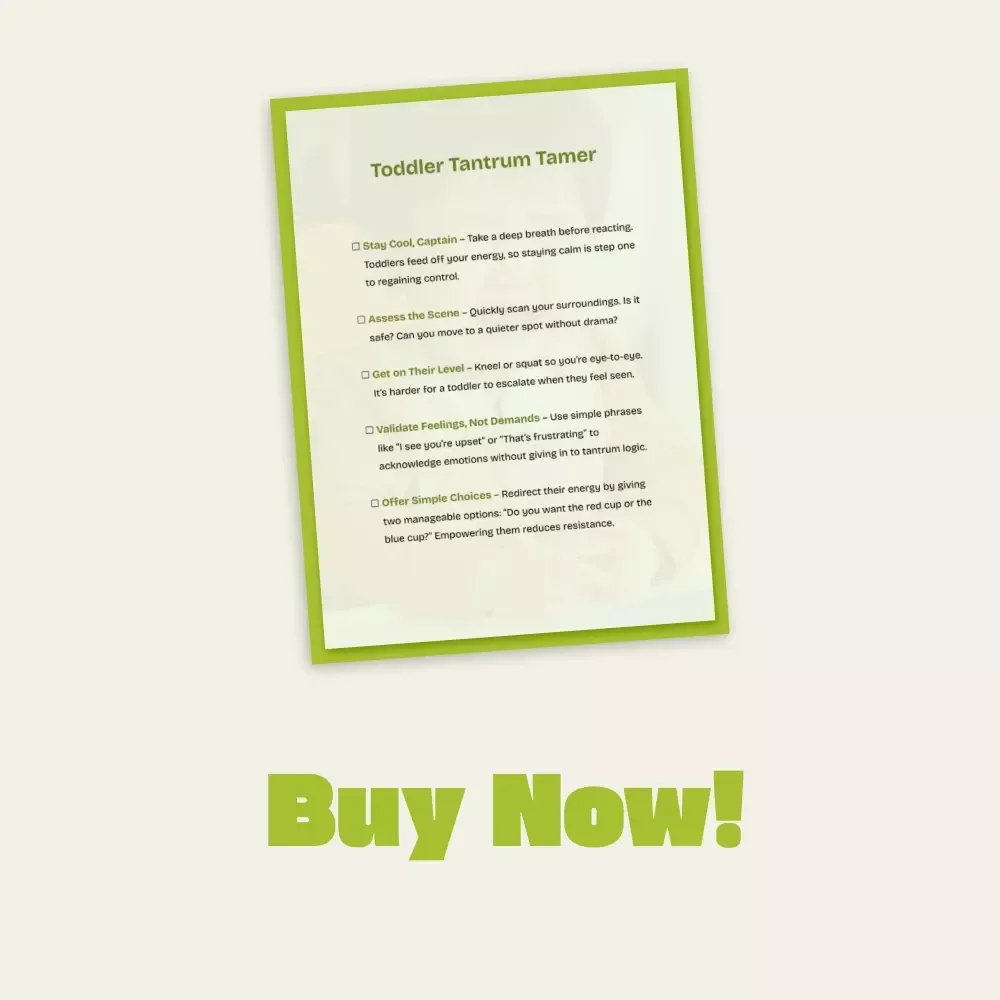 Toddler Tantrum Tamer – Calm Parenting Guide | Digital Download for Gentle Discipline, Emotional Regulation & Stress-Free Toddler Behavior Support eBook