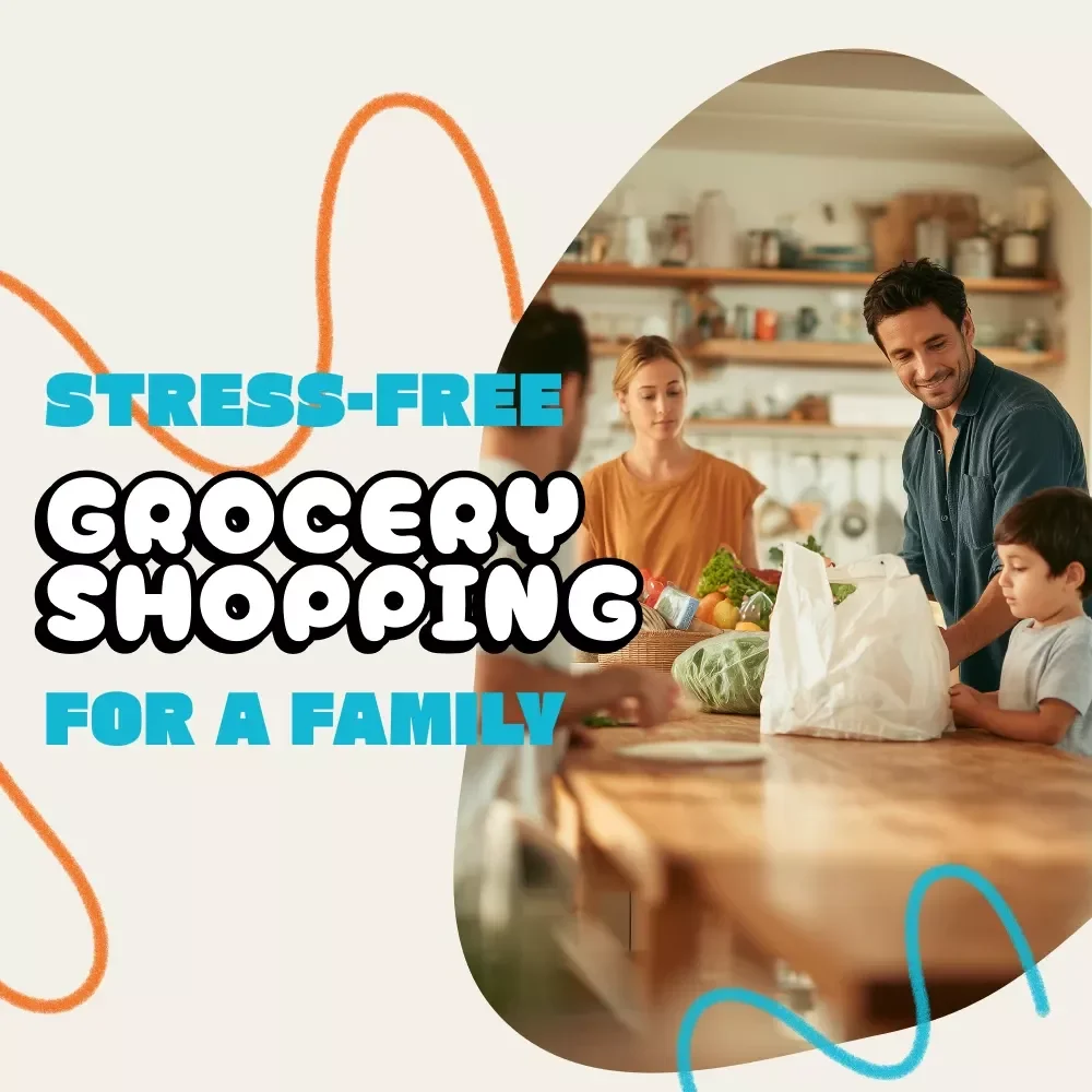 Stress-Free Grocery Shopping for a Family | Digital Guide to Smart Meal Planning, Budgeting, and Efficient Family Grocery Management | How to Manage Grocery Shopping for a Family eBook