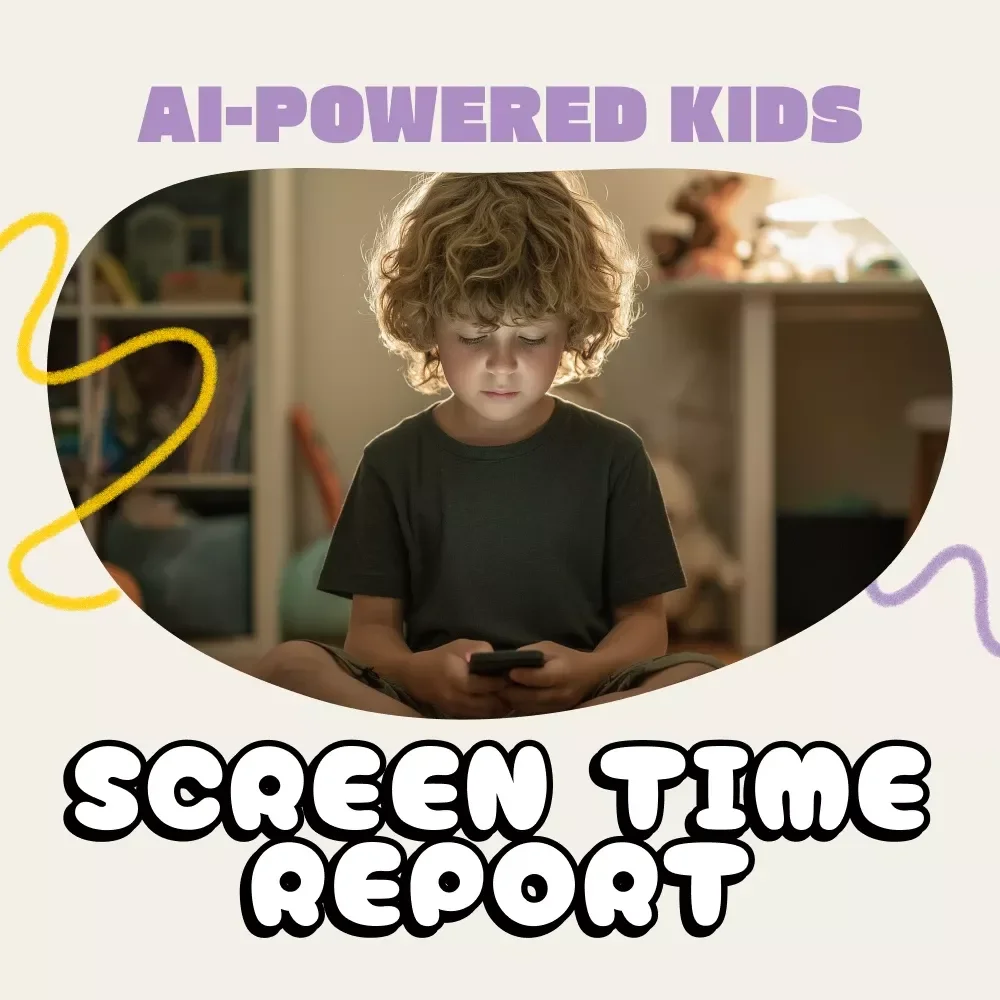 The AI-Powered Kids Screen Time Report Checklist | Digital Download | Parenting Guide for Managing Screen Time with AI Tools & Data Insights | eBook & Printable Checklist