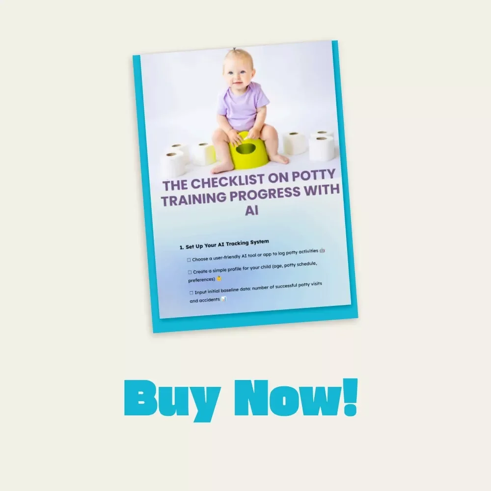 The Checklist on Potty Training Progress with AI | Digital Potty Training Guide for Parents | Printable eBook & AI Tracking System for Toddlers
