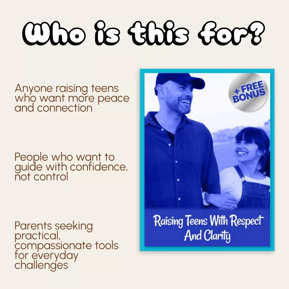 Raising Teens with Respect and Clarity | Parenting eBook | Digital Download Guide for Healthy Boundaries, Communication, and Emotional Intelligence