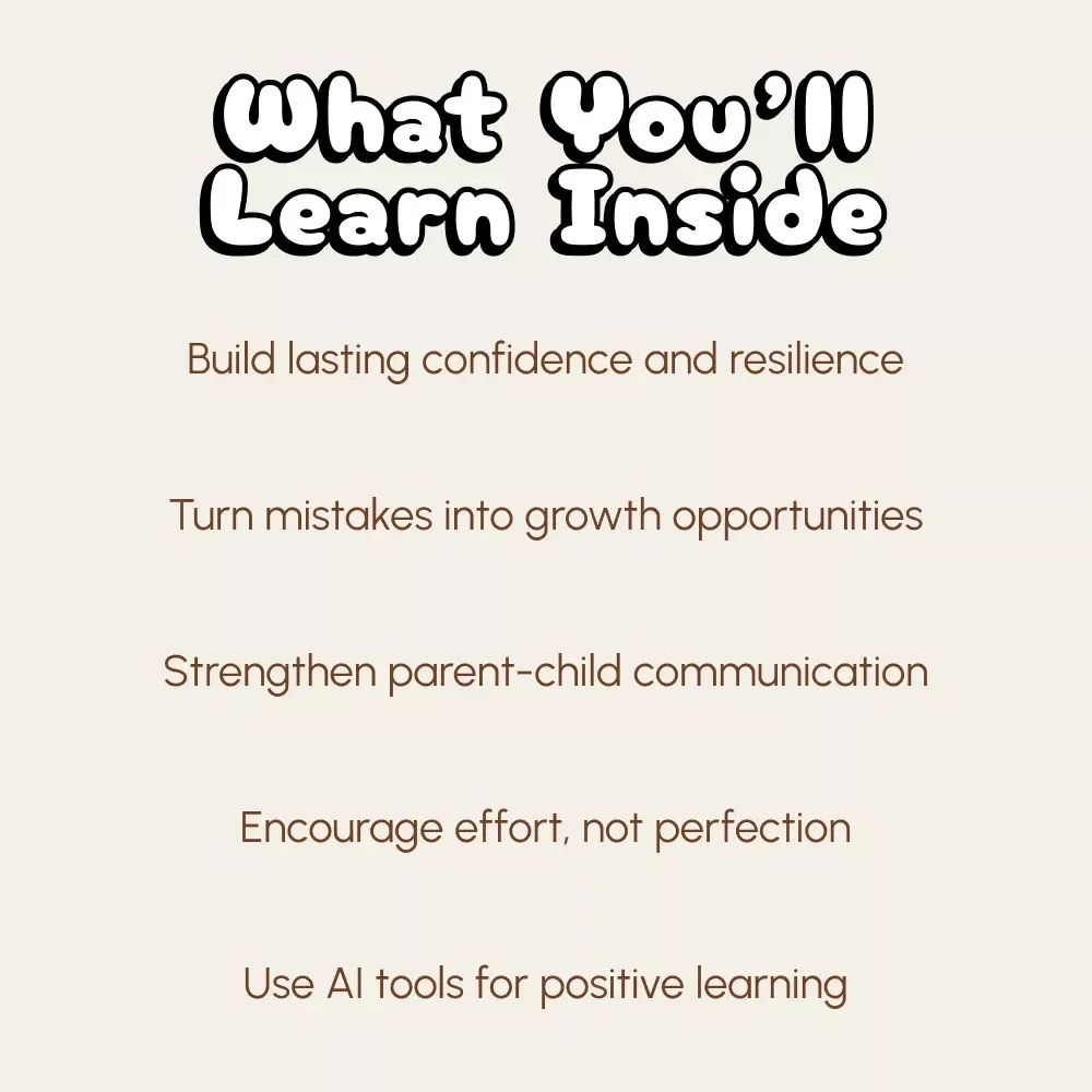 Helping Your Child Overcome Fear of Failure | Parenting eBook | Growth Mindset Guide for Kids | Printable Digital Download for Confident Children