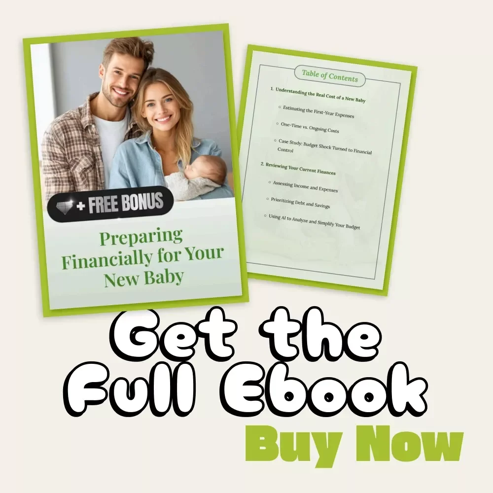 Preparing Financially for Your New Baby | Budget Planning eBook for New Parents | How to Prepare Financially for a Baby | Digital Download Guide
