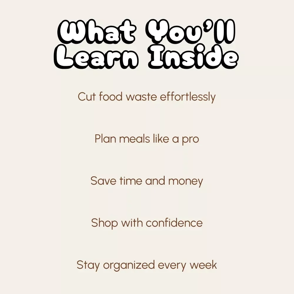 Stress-Free Grocery Shopping for a Family | Digital Guide to Smart Meal Planning, Budgeting, and Efficient Family Grocery Management | How to Manage Grocery Shopping for a Family eBook