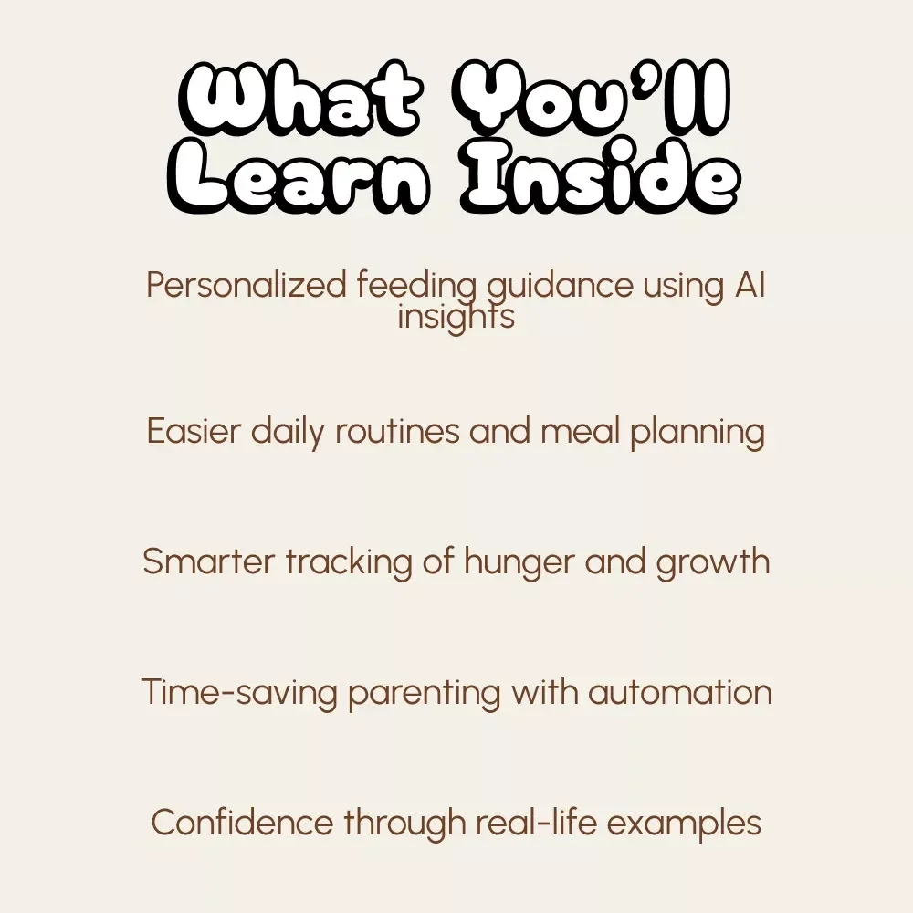 Smart Feeds: Using AI to Build Your Baby’s Perfect Feeding Schedule | Digital Baby Feeding Guide, AI Parenting eBook, New Parent Resource, Instant Download