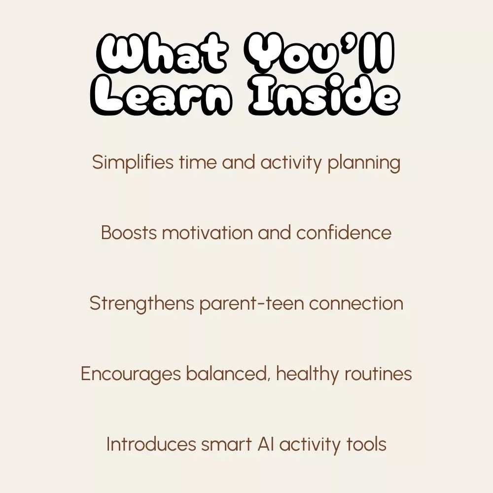 Teen Extracurricular Support Checklist | Printable Digital Download for Parents | How to Support Your Teen's Extracurricular Activities Guide