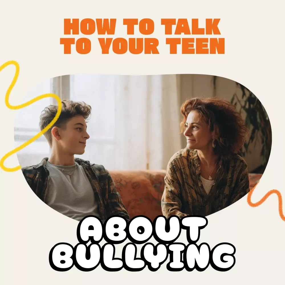 A Checklist on How to Talk to Your Teen About Bullying | Digital Parenting Guide | Printable PDF for Parents | Conversation Tips & Teen Support Resource
