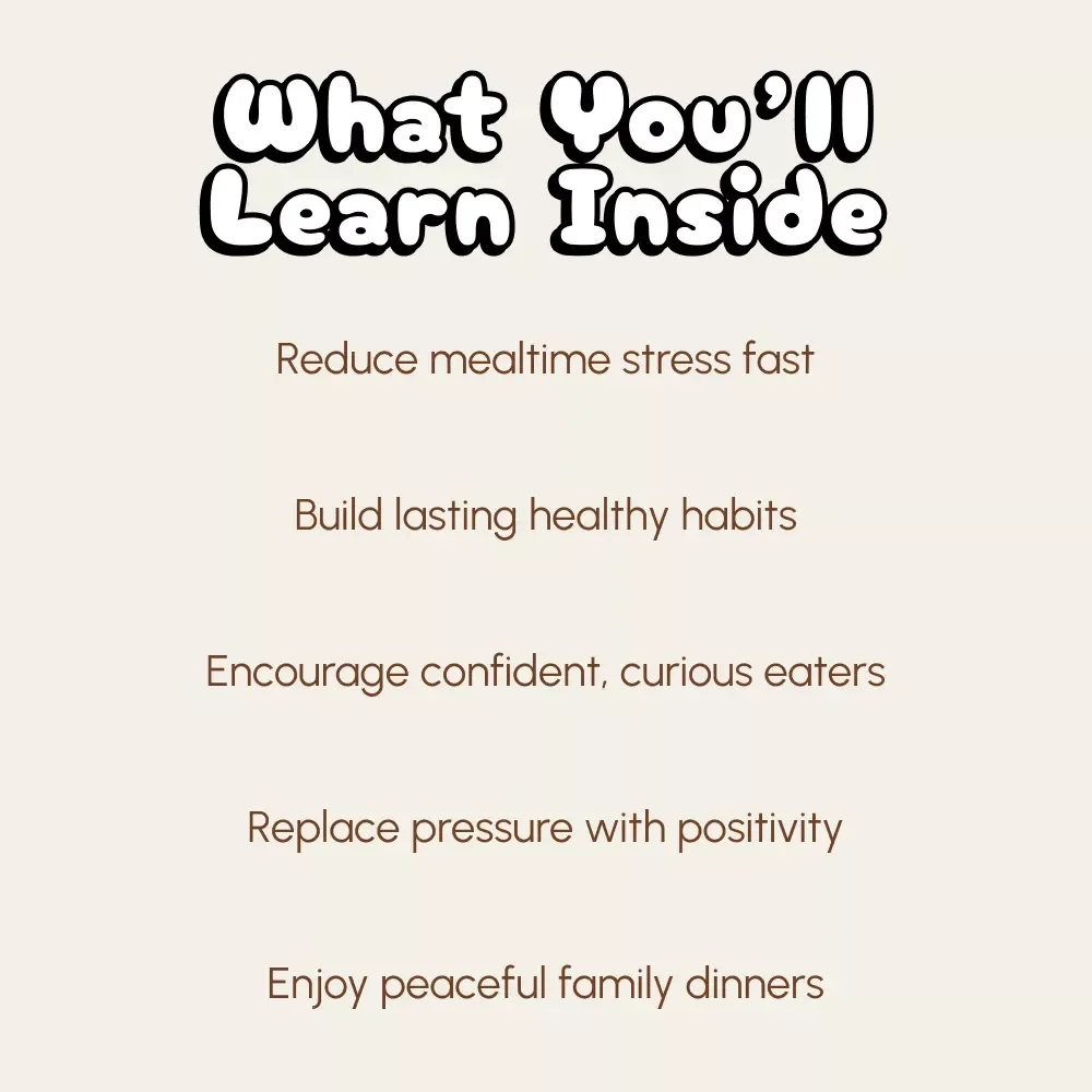 Balancing Rewards & Pressure in Your Child’s Eating Journey | Gentle Parenting eBook on How to Use Rewards vs Pressure in Eating | Positive Mealtime Guide for Kids