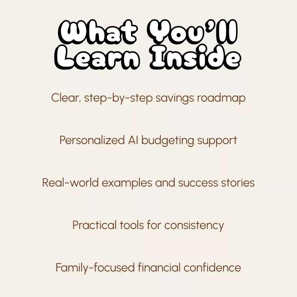 Build Your Family Safety Net | How to Create a Family Emergency Fund eBook | Digital Download Guide for Financial Preparedness, AI Savings Plan & Budgeting Tips