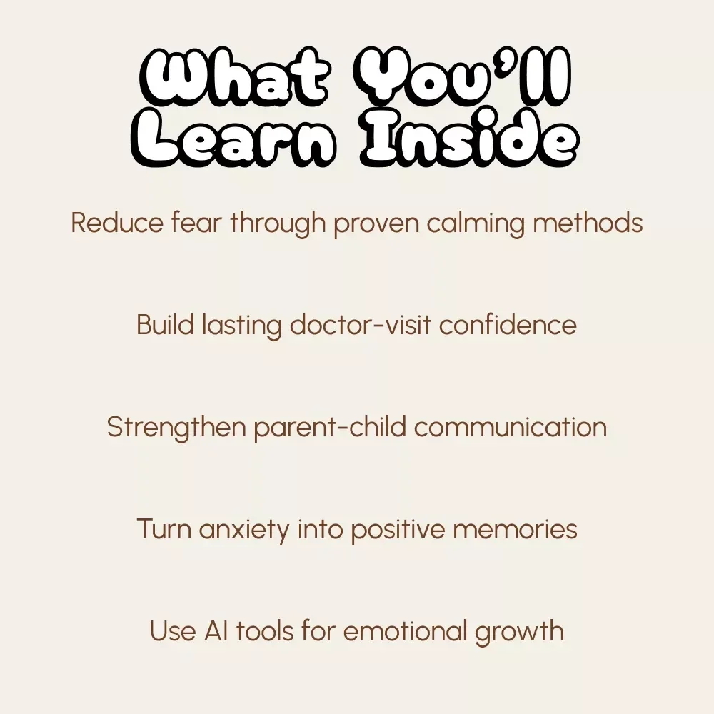 Brave Hearts at the Doctor’s Office | eBook for Parents on How to Handle Child’s Fear of Doctors | Gentle Parenting Guide, Emotional Support Strategies, Printable Digital Download