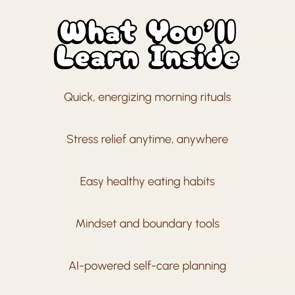 Recharge & Rise — The Best Self-Care Practices for Busy Moms | Self-Care eBook for Stress Relief, Morning Routines, Mindfulness & Healthy Habits