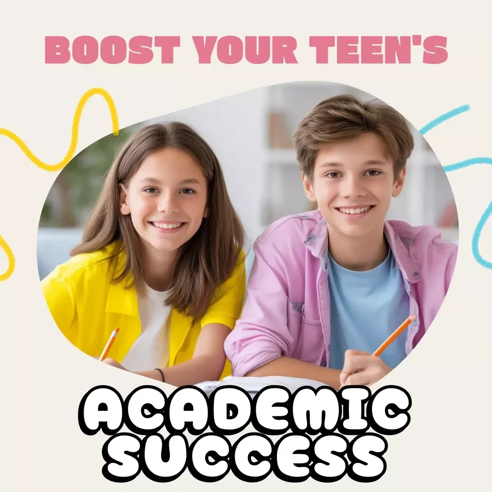 A Checklist to Boost Your Teen's Academic Success | Printable Digital Download for Parents | How to Support Your Teen's Academic Success with Study Habits, Motivation & Mindset Tools