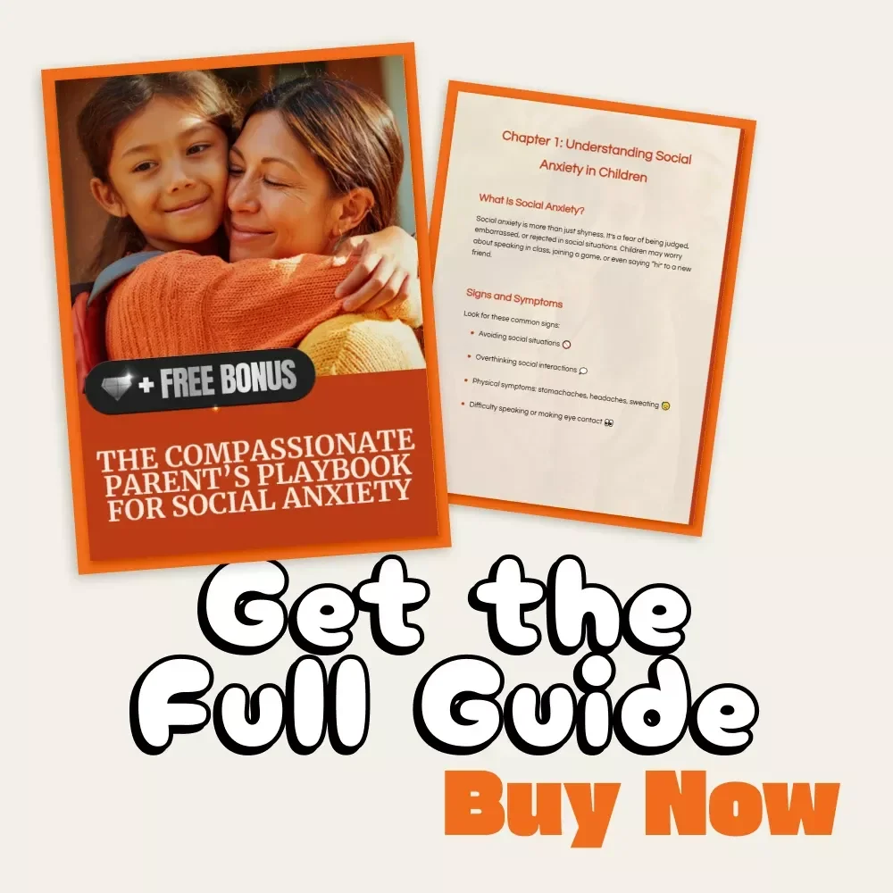 The Compassionate Parent’s Playbook for Social Anxiety | Digital Guide to Learn How to Help Child with Social Anxiety | Gentle Parenting PDF