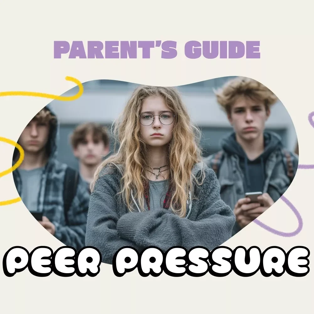 A Parent’s Guide to Peer Pressure | Digital Parenting Guide on How to Talk to Your Teen About Peer Pressure | Printable eBook for Conscious, Confident Conversations