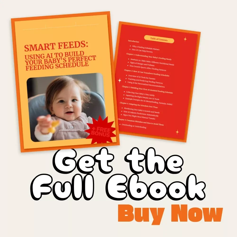 Smart Feeds: Using AI to Build Your Baby’s Perfect Feeding Schedule | Digital Baby Feeding Guide, AI Parenting eBook, New Parent Resource, Instant Download
