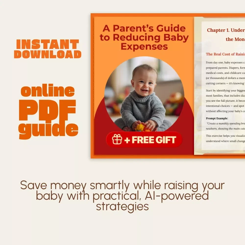 A Parent’s Guide to Reducing Baby Expenses | Digital Money-Saving Guide for New Parents | Budgeting, AI Tips & Sustainable Family Planning — How to Reduce Baby-Related Expenses