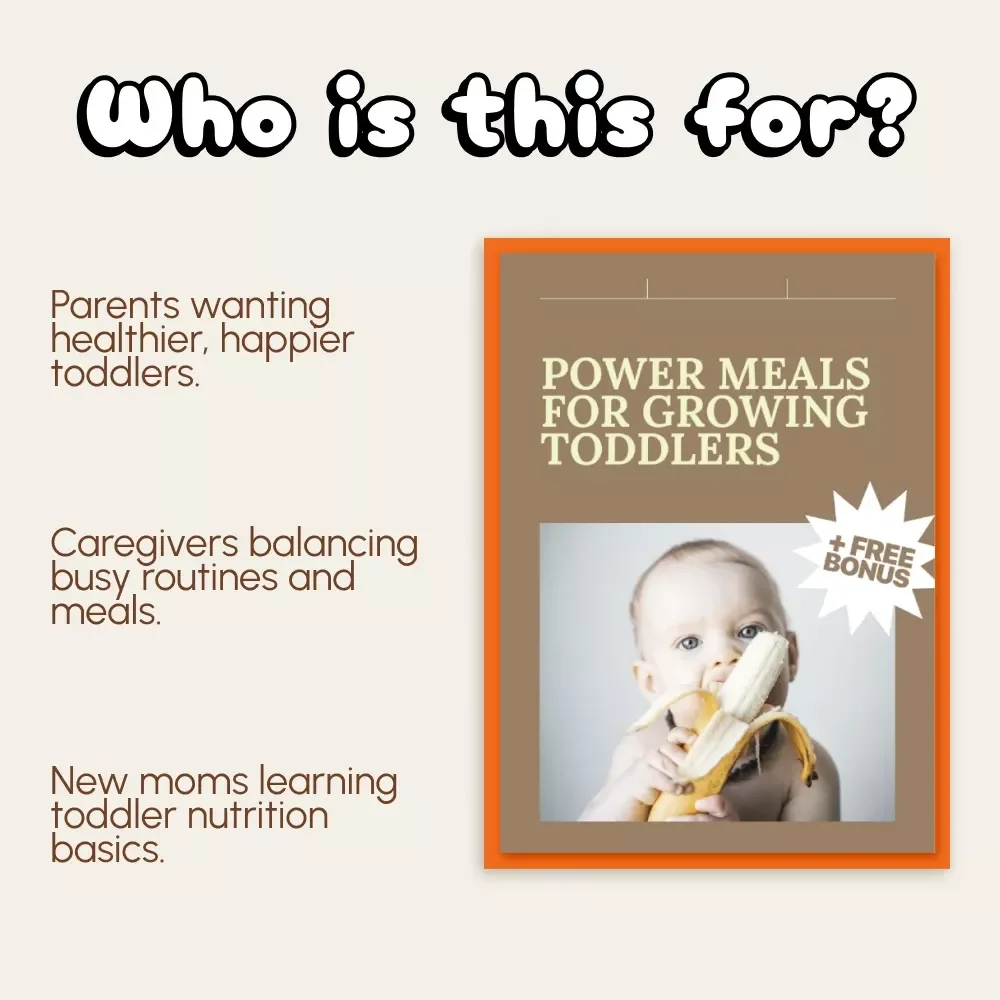 Power Meals for Growing Toddlers | Printable Guide for Parents | How to Add Protein to Toddler Meals | Easy Protein-Rich Recipes, Meal Ideas & AI Meal Planning Tips for Picky Eaters