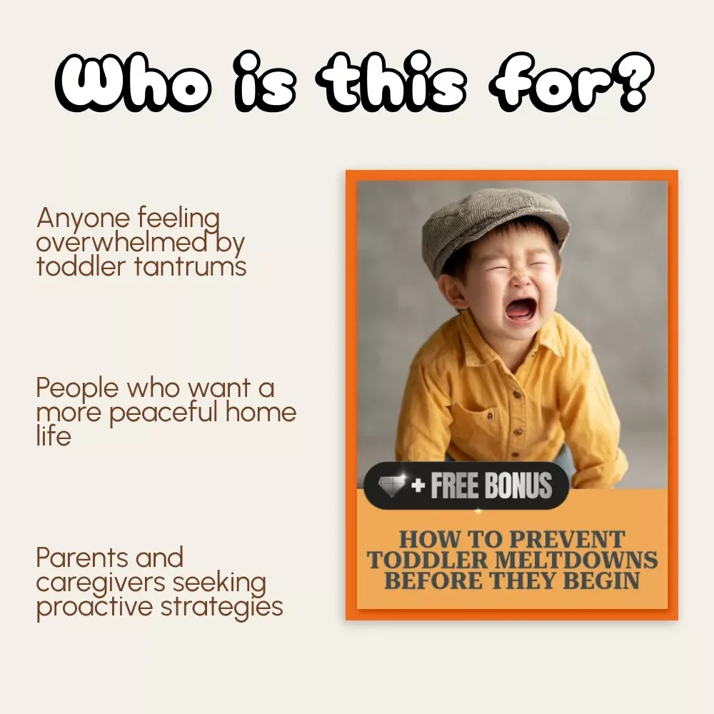 How to Prevent Toddler Meltdowns Before They Begin | Gentle Parenting Guide eBook | Toddler Tantrum Solutions