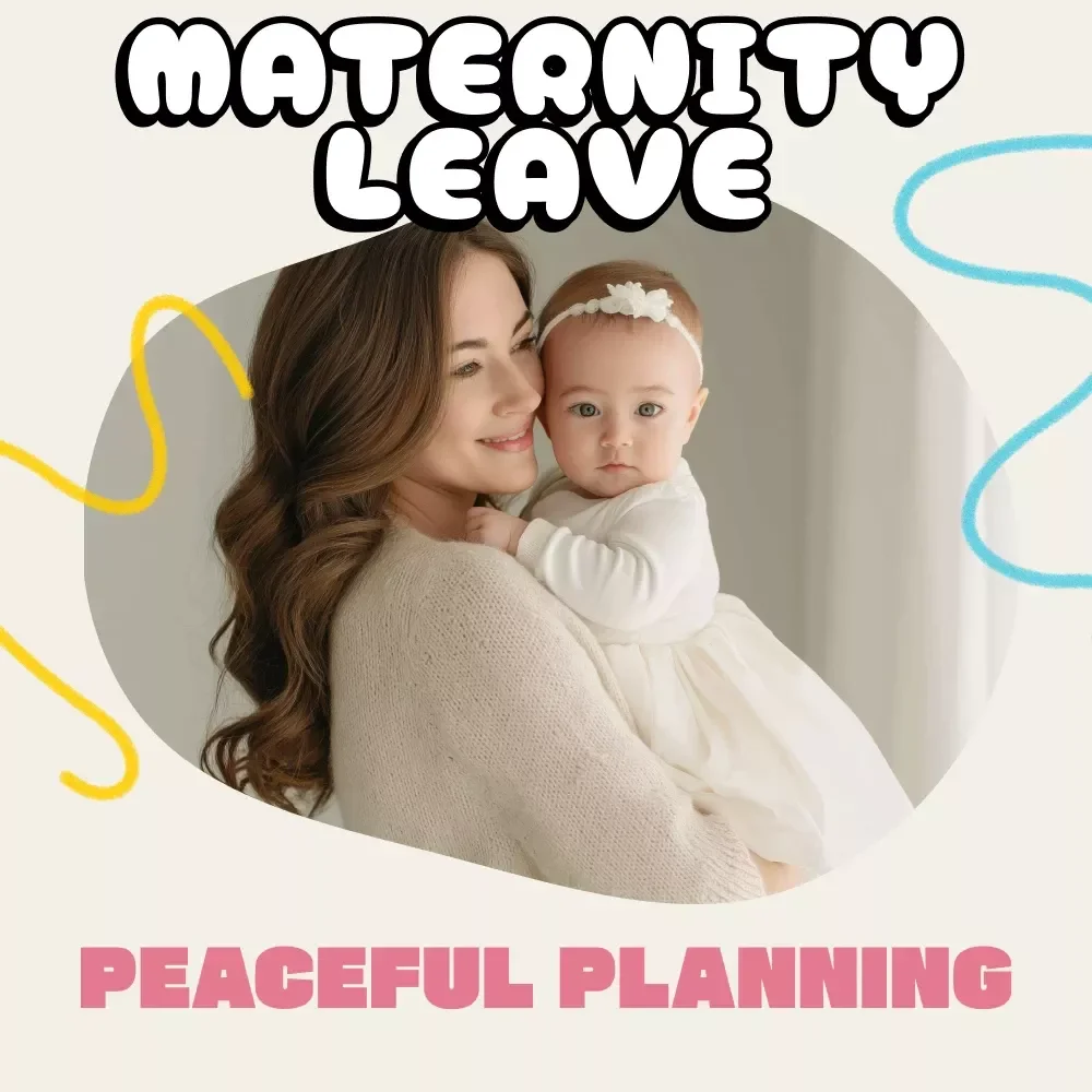 Peaceful Planning for Maternity Leave | Digital Guide on How to Budget for Maternity Leave | Financial Planning, Saving Strategies & Return-to-Work Tips for New Moms