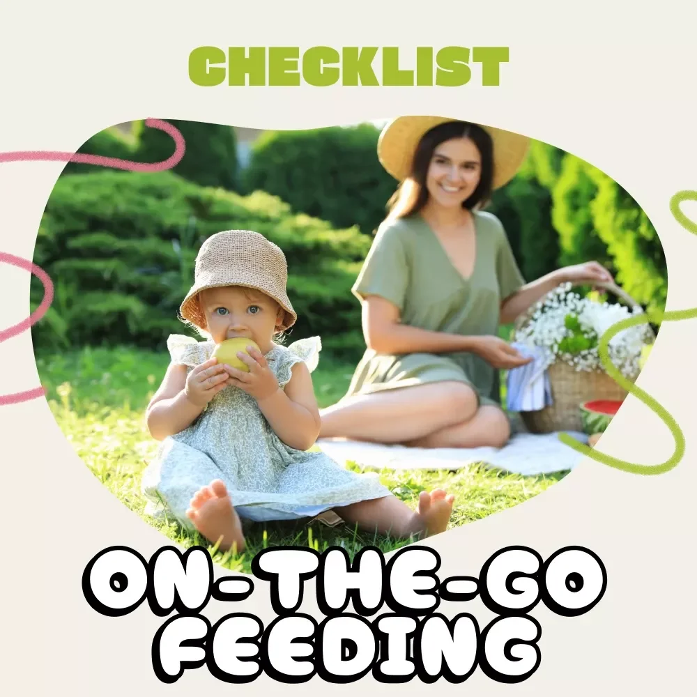 Toddler On-the-Go Feeding Survival Checklist | Printable Travel Feeding Guide for Parents | How to Feed Toddler On the Go | Family Travel Essentials