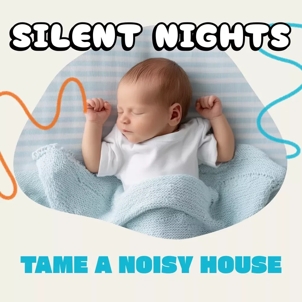 Silent Nights: The Ultimate Parent’s Checklist to Tame a Noisy House | How to Quiet a Noisy Nighttime House with Kids | Peaceful Family Sleep Routine Printable