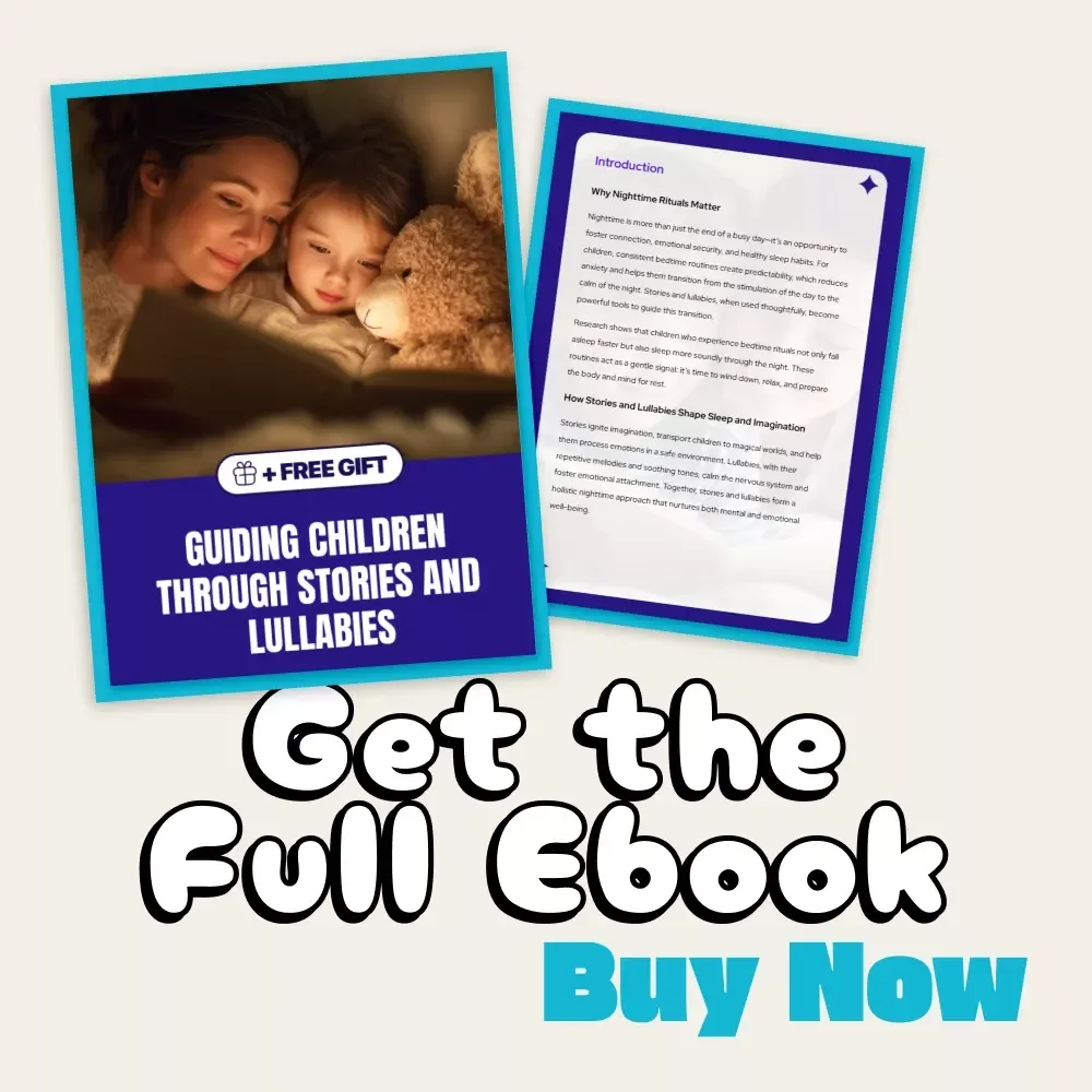Guiding Children Through Stories and Lullabies | eBook on How to Use Stories or Lullabies at Night for Calming Sleep and Imaginative Bonding