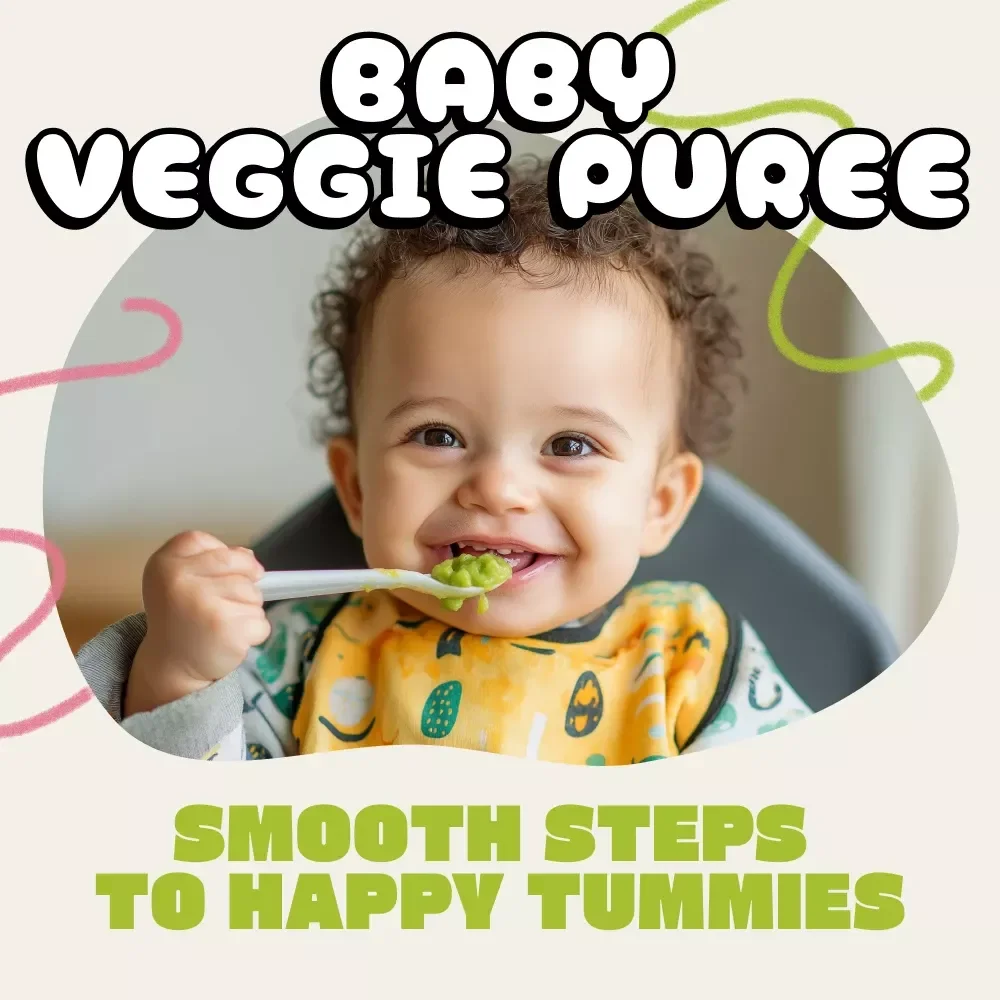 Baby Veggie Puree Checklist: Smooth Steps to Happy Tummies | Digital Download | How to Puree Vegetables for Baby | Baby Food Guide | Printable Checklist for New Parents