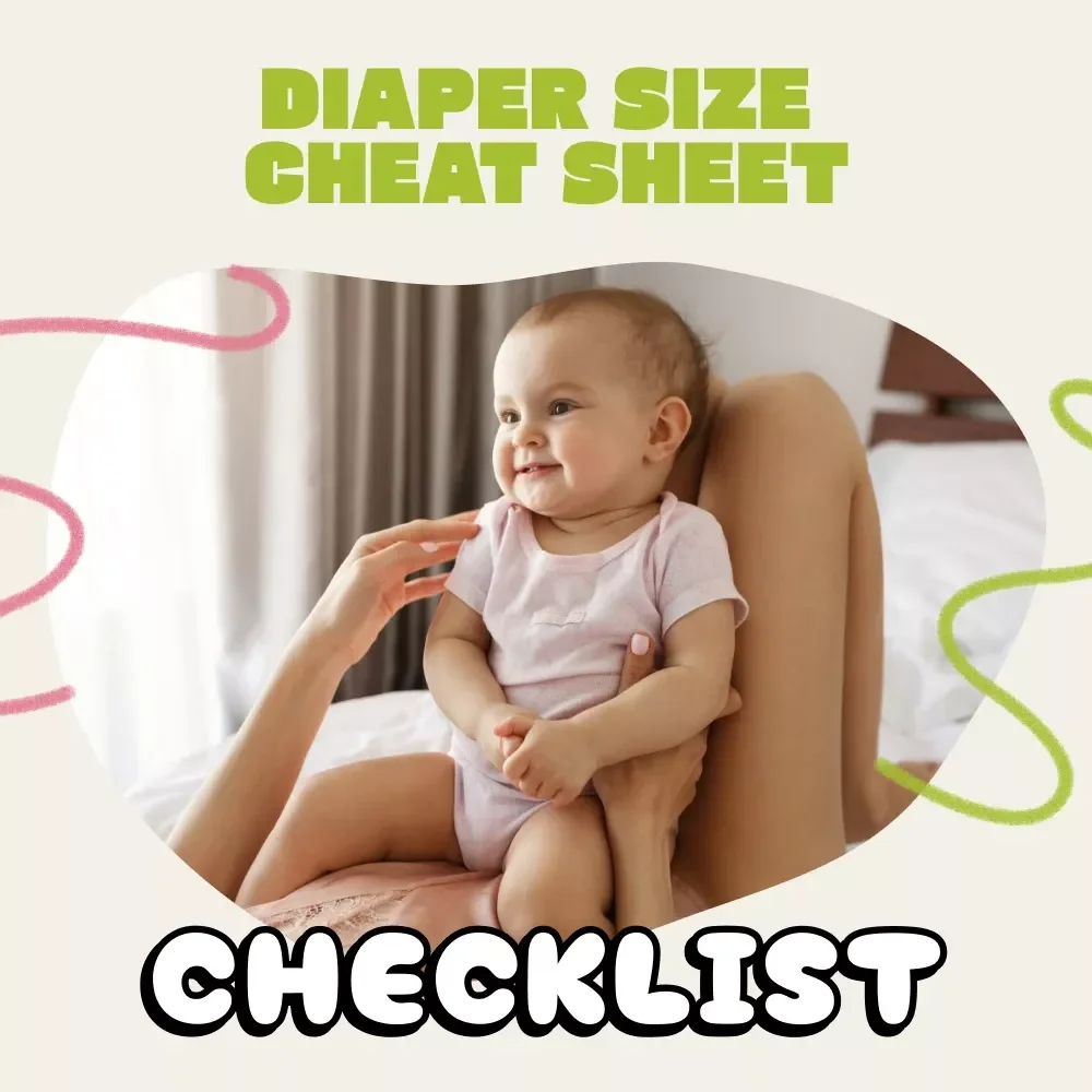The Ultimate Diaper Size Cheat Sheet: Find the Perfect Fit for Your Baby | Printable Diaper Size Guide | Baby Weight & Fit Checklist | Digital Download for New Parents | what size diaper should my baby wear