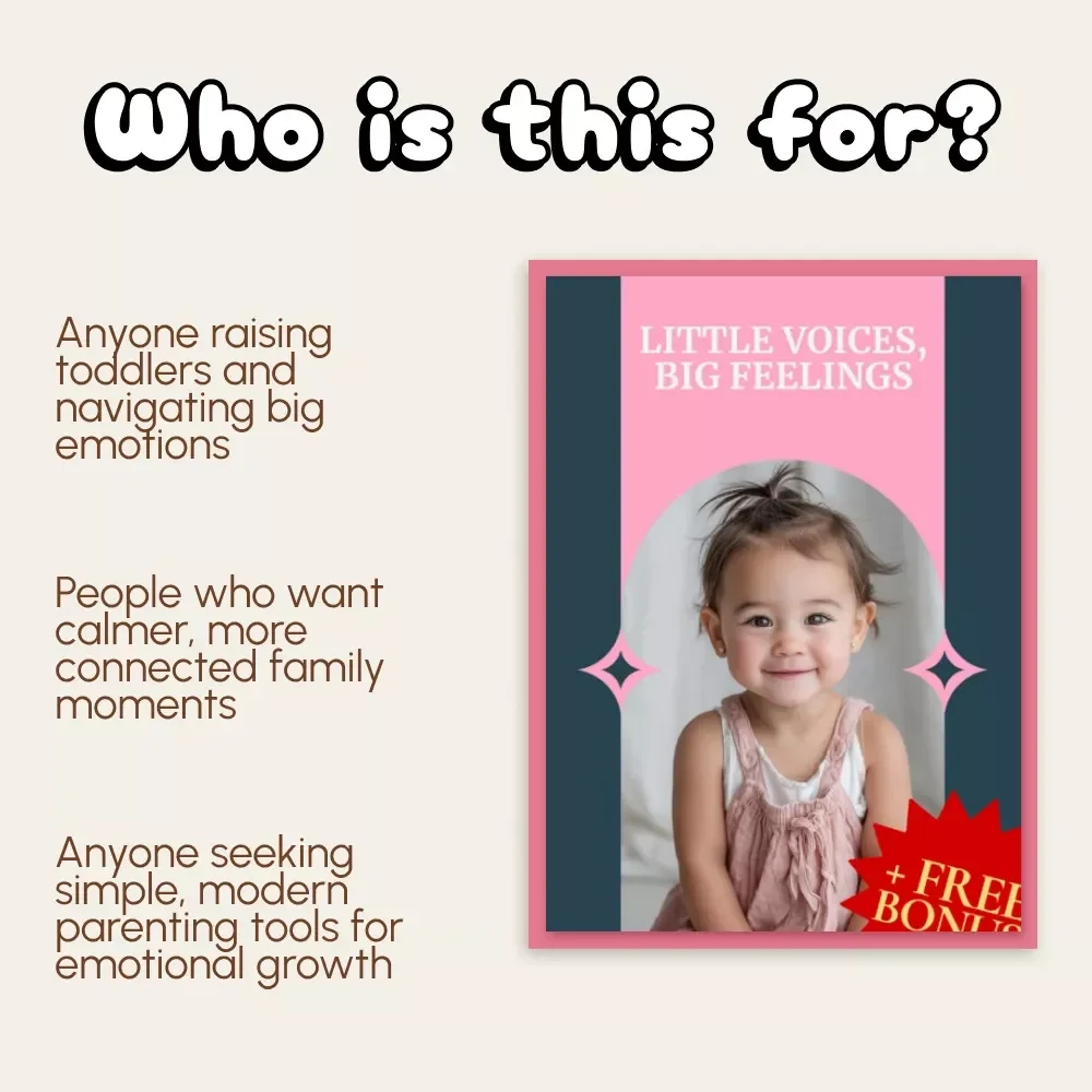 Little Voices, Big Feelings | Toddler Emotional Development Guide | Parenting eBook for Understanding Toddler Emotions, Teaching Feelings, and Smart Parenting with AI Support | Printable Digital Download for Parents and Educators