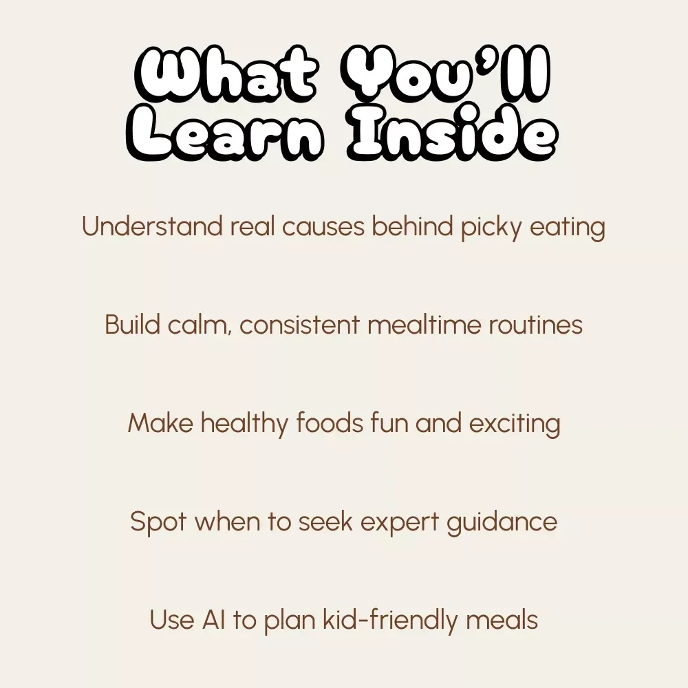 Helping Little Appetites Grow | Parent’s Guide on How to Boost Appetite in Child | Digital Download eBook for Picky Eaters and Mealtime Routines