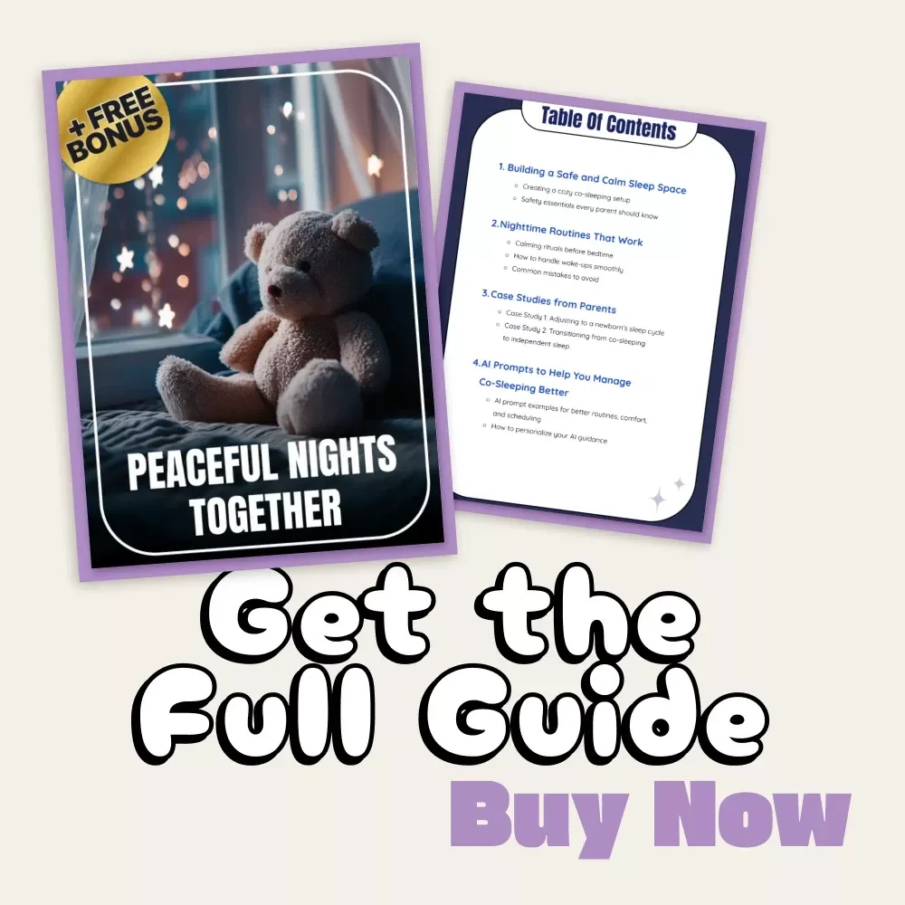 Peaceful Nights Together | How to Manage Co-Sleeping at Night Guide | Gentle Parenting eBook for Calmer Sleep Routines, Safety Tips & AI-Powered Prompts