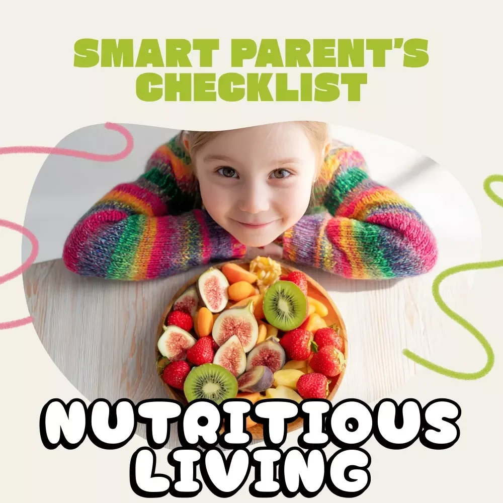The Smart Parent’s Checklist for Nutritious Living | Printable Healthy Eating Guide for Families | Digital Download for Busy Parents | How to Have Healthy Food in Home Every Day