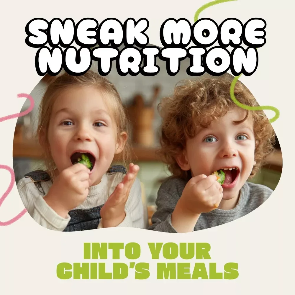 Easy Ways to Sneak More Nutrition into Your Child’s Meals | Printable Checklist for Parents | Digital Download | How to Sneak Nutrition into Meals for Picky Eaters